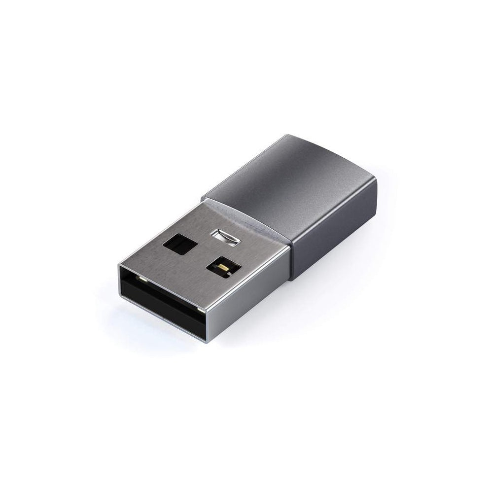 Satechi, Adaptateur USB-A vers USB-C en aluminium de Satechi (gris spatial)