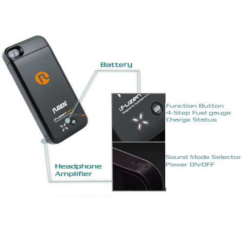 Générique, Auzentech i.Fuzen HP1 Double Audio, Alimentation, Protection pour iPhone 4 Noir