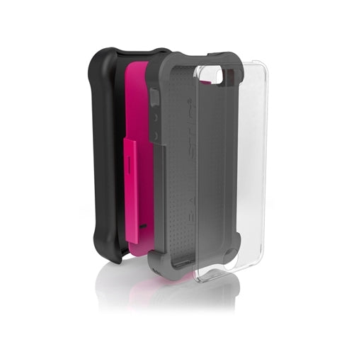 Balistique, Ballistic SG Maxx Tough Case iPhone 5 / 5S / SE avec clip ceinture - Charcoal / Pink