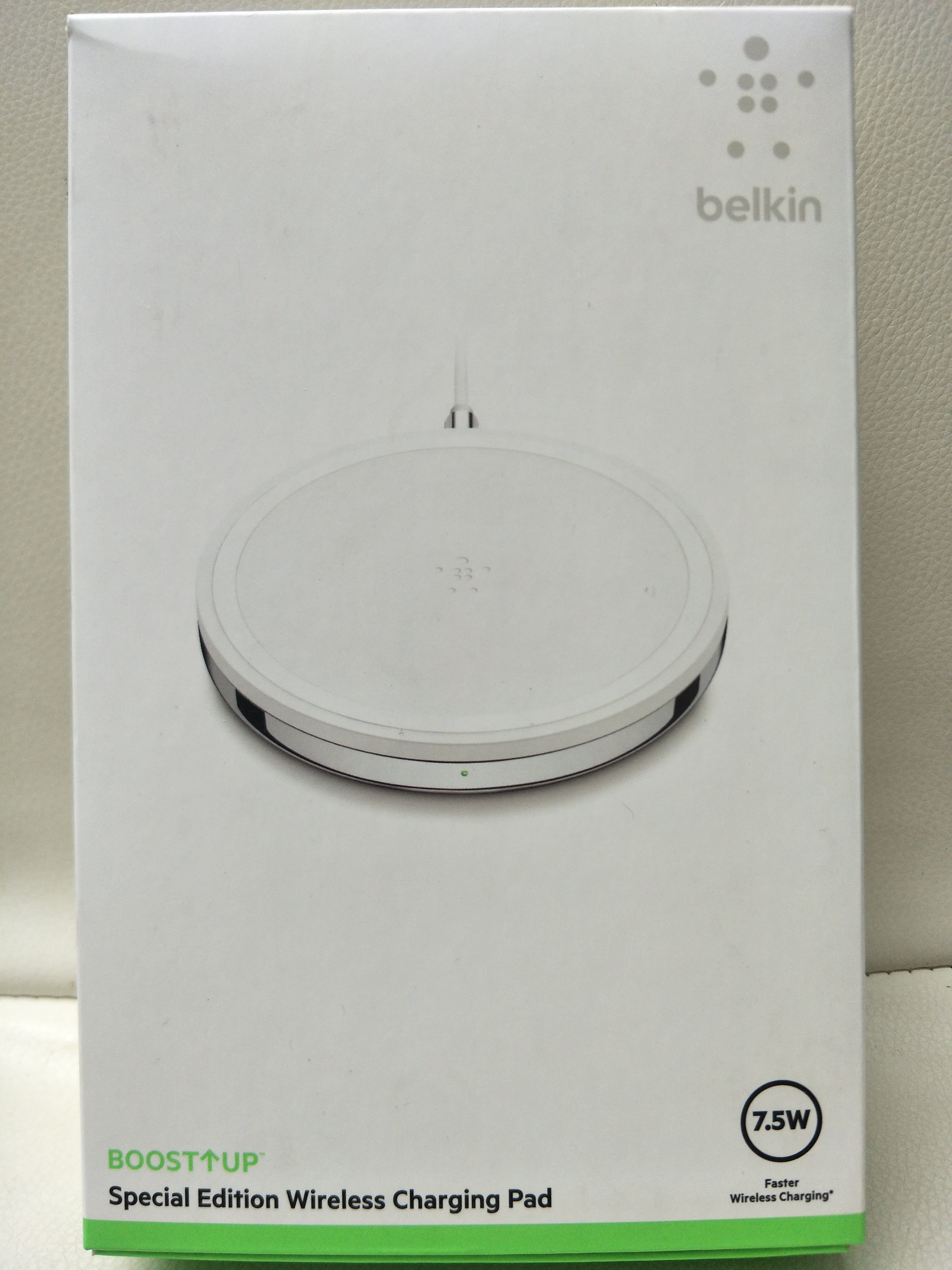 Belkin, Belkin Boost Up Special Edition Bloc de recharge sans fil 7,5 W - Blanc