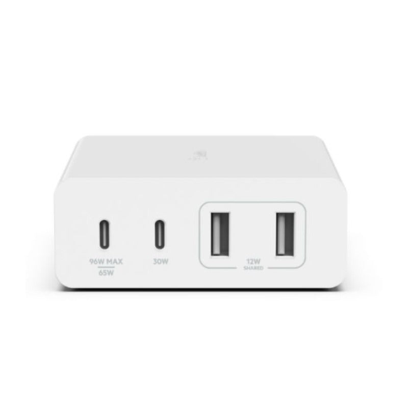 Belkin, Belkin Pro 108W Chargeur 4 ports 2x USB-A 2x USB-C GaN - Blanc