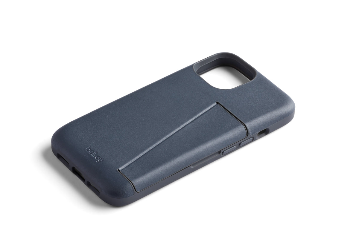 Bellroy, Bellroy Leather 3 Card Case iPhone 14 Plus - Bluestone