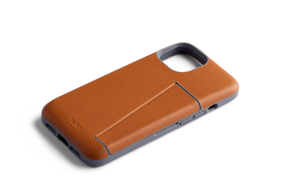 Bellroy, Bellroy Leather 3 Card Case iPhone 14 Pro - Terracotta