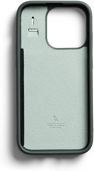 Bellroy, Bellroy Leather 3 Card Case iPhone 15 Pro Max - Gris Everglade