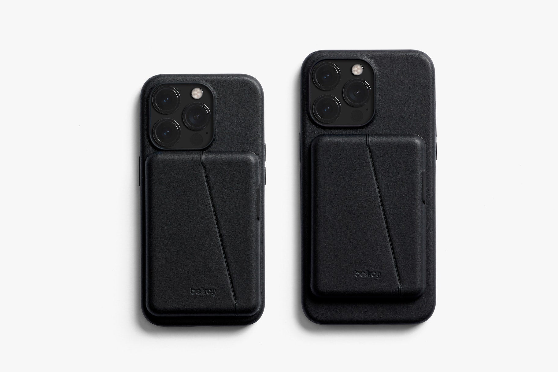 Bellroy, Bellroy Leather Mod Case & Wallet iPhone 15 Pro - Noir