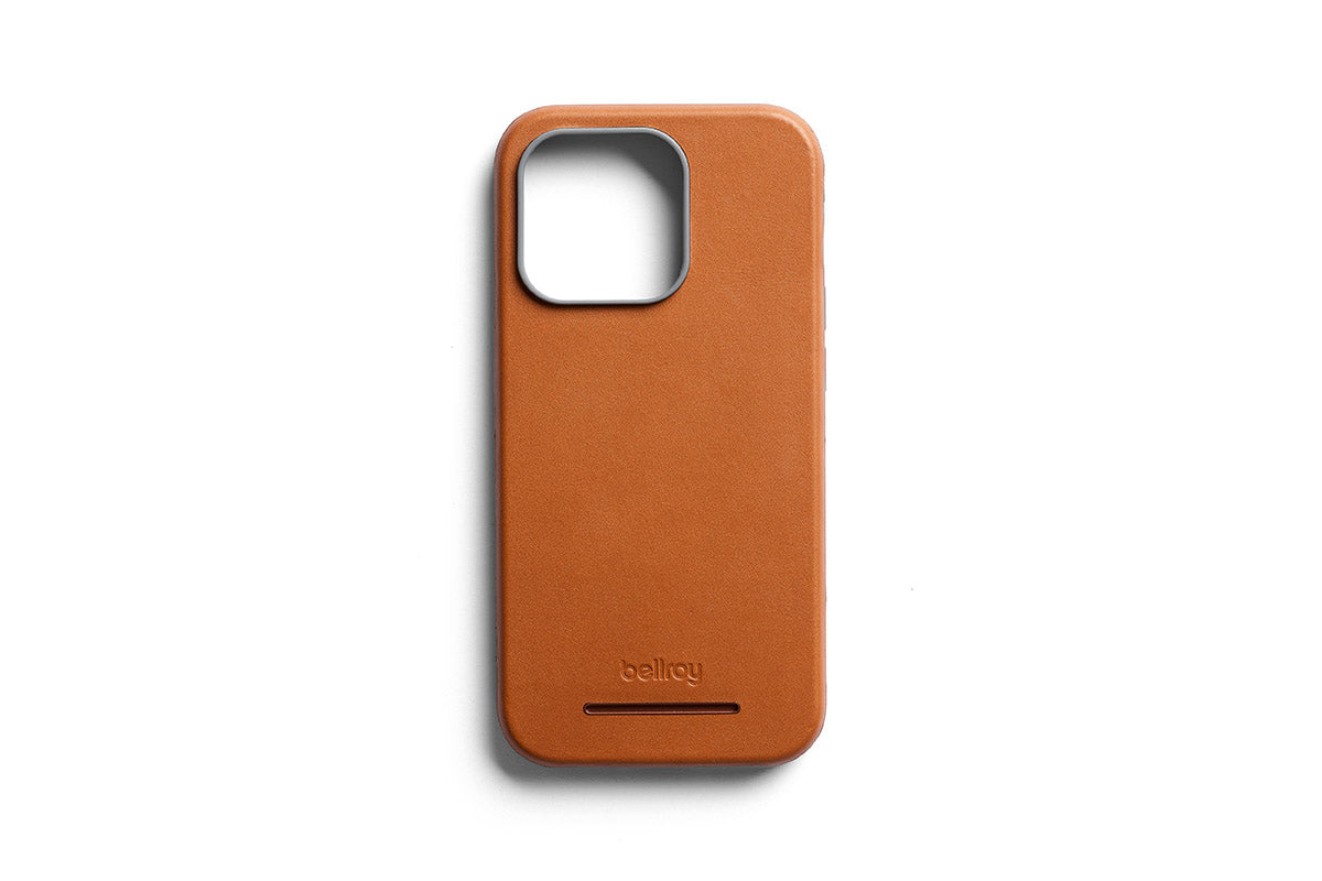 Bellroy, Bellroy Slim Mod Leather & MagSafe Case iPhone 14 Standard - Terracotta