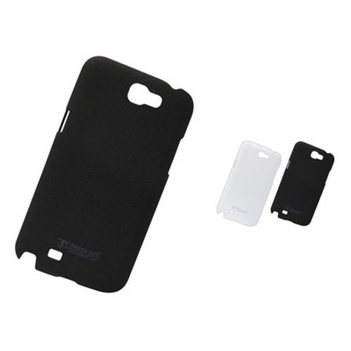 Métal-Slim, Boîtier en plastique dur avec revêtement Sandy Metal-Slim pour Samsung Galaxy Note 2 II Noir