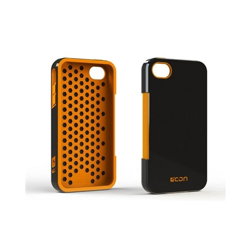 Mastershop Pty Ltd, CDN Autocomb iPhone 4 / 4S Case with Car Mount Black - Orange