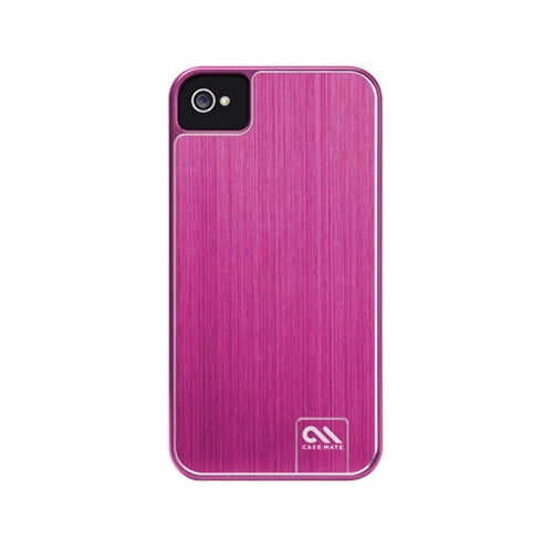 Case-Mate, Case-Mate Barely There Brushed Aluminium iPhone 4 / 4S Hot Pink