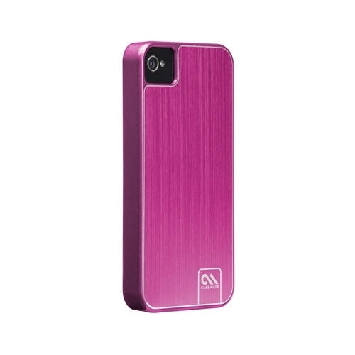 Case-Mate, Case-Mate Barely There Brushed Aluminium iPhone 4 / 4S Hot Pink