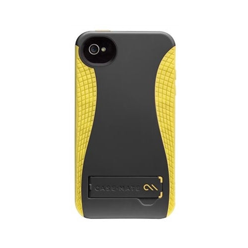 Case-Mate, Case-Mate Case With Stand iPhone 4 / 4S Grey / Citron