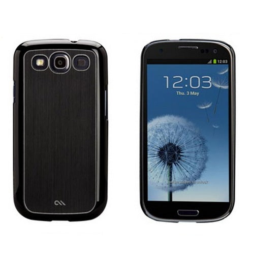 Case-Mate, Case-Mate Étui en aluminium brossé Samsung Galaxy S III 3 S3 GT-i9300 Noir