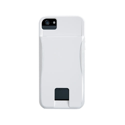 Case-Mate, Case-Mate ID Case avec fente pour carte pour iPhone 5 / 5S / SE 1st Gen - Blanc