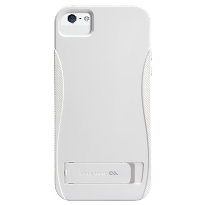 Case-Mate, Case-Mate Pop ! Case iPhone 5 avec support Blanc / Blanc CM022384