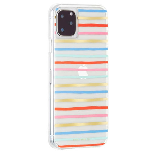 Case-Mate, Case-Mate Rifle Paper Co Case iPhone 11 Pro / X / XS 5.8 inch - Happy Stripe