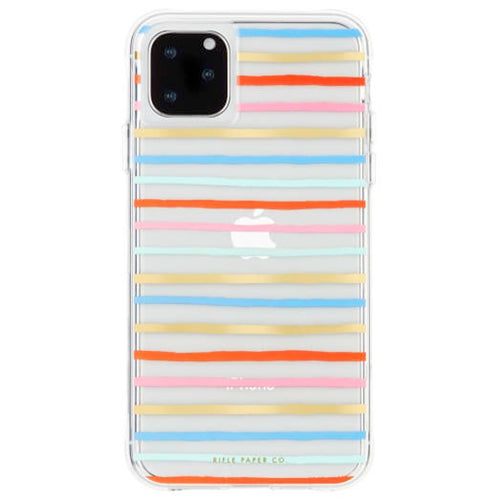 Case-Mate, Case-Mate Rifle Paper Co Case iPhone 11 Pro / X / XS 5.8 inch - Happy Stripe