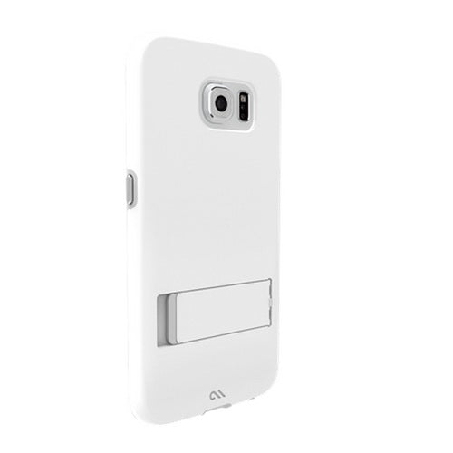 Case-Mate, Case-Mate Tough Stand Case convient au Samsung Galaxy S6 - Blanc / Gris