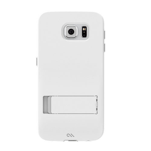 Case-Mate, Case-Mate Tough Stand Case convient au Samsung Galaxy S6 - Blanc / Gris