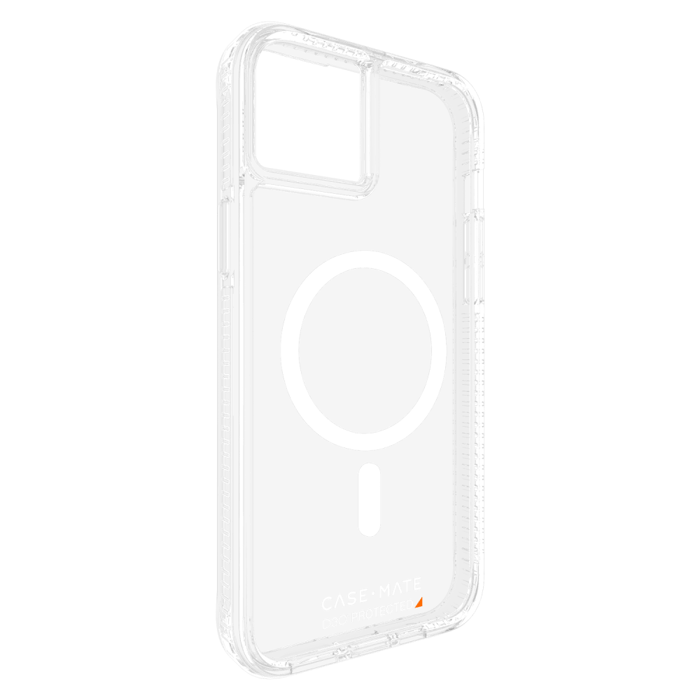 Case-Mate, Case-Mate Ultra Tough Plus D30 MagSafe Case pour Apple iPhone 15 Plus Clair