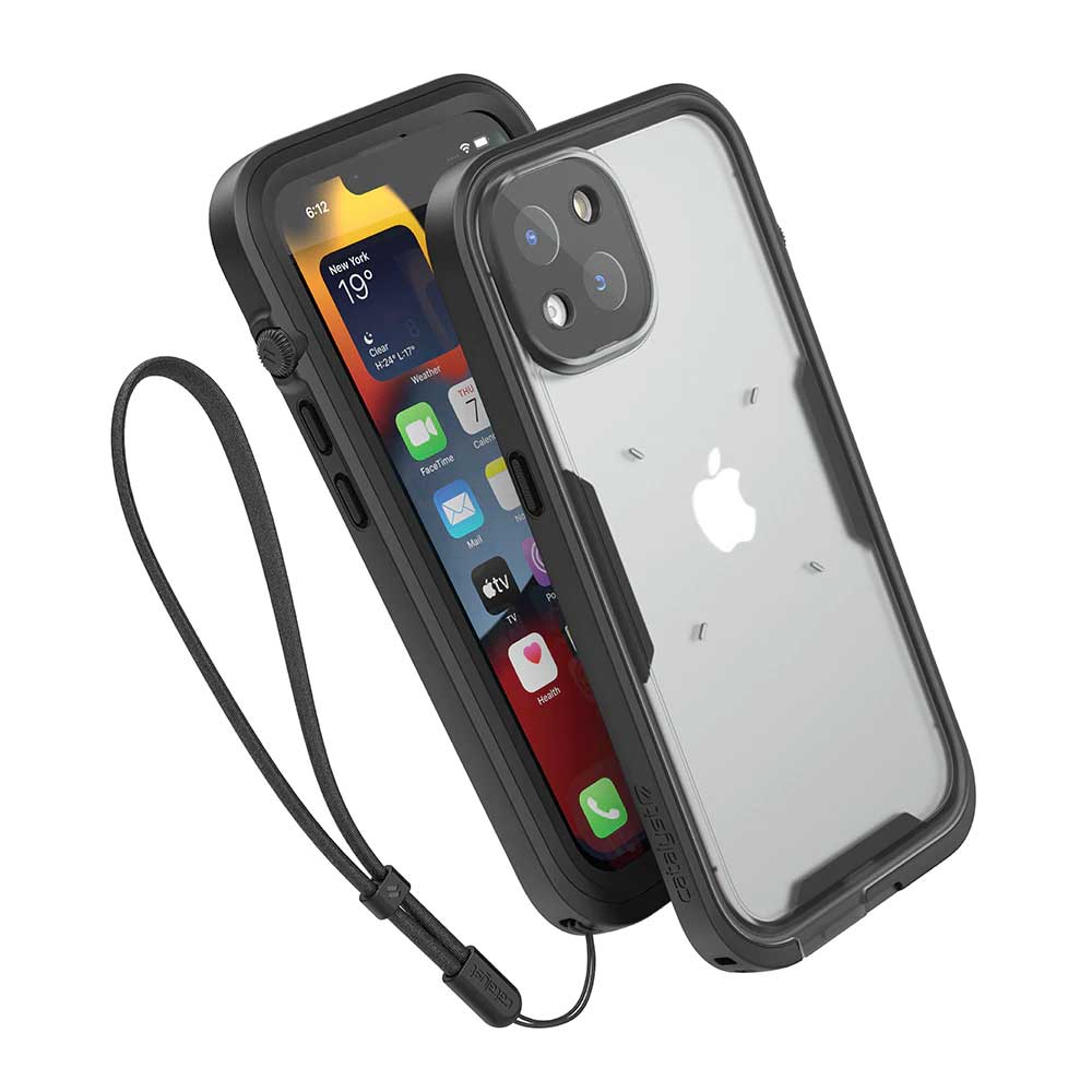 Catalyseur, Catalyst Total Protection Waterproof Case iPhone 13 Standard 6.1 inch - Clear Black