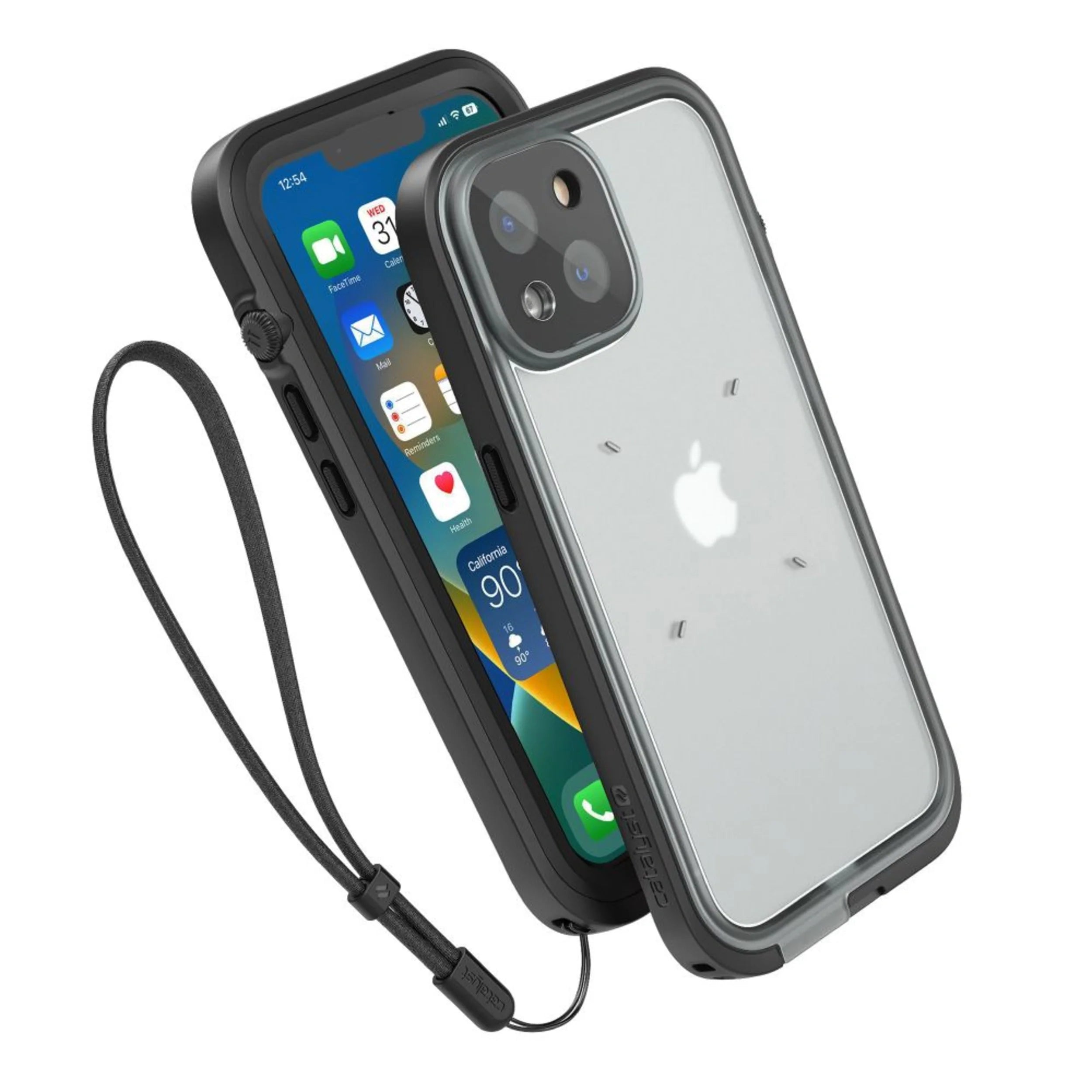 Catalyseur, Catalyst Total Protection Waterproof Case iPhone 14 Pro Max 6.7 inch - Noir transparent