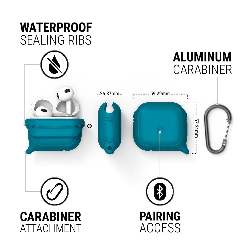 Catalyseur, Catalyst Waterproof Influence Case for AirPods 3rd Gen -Marine Blue