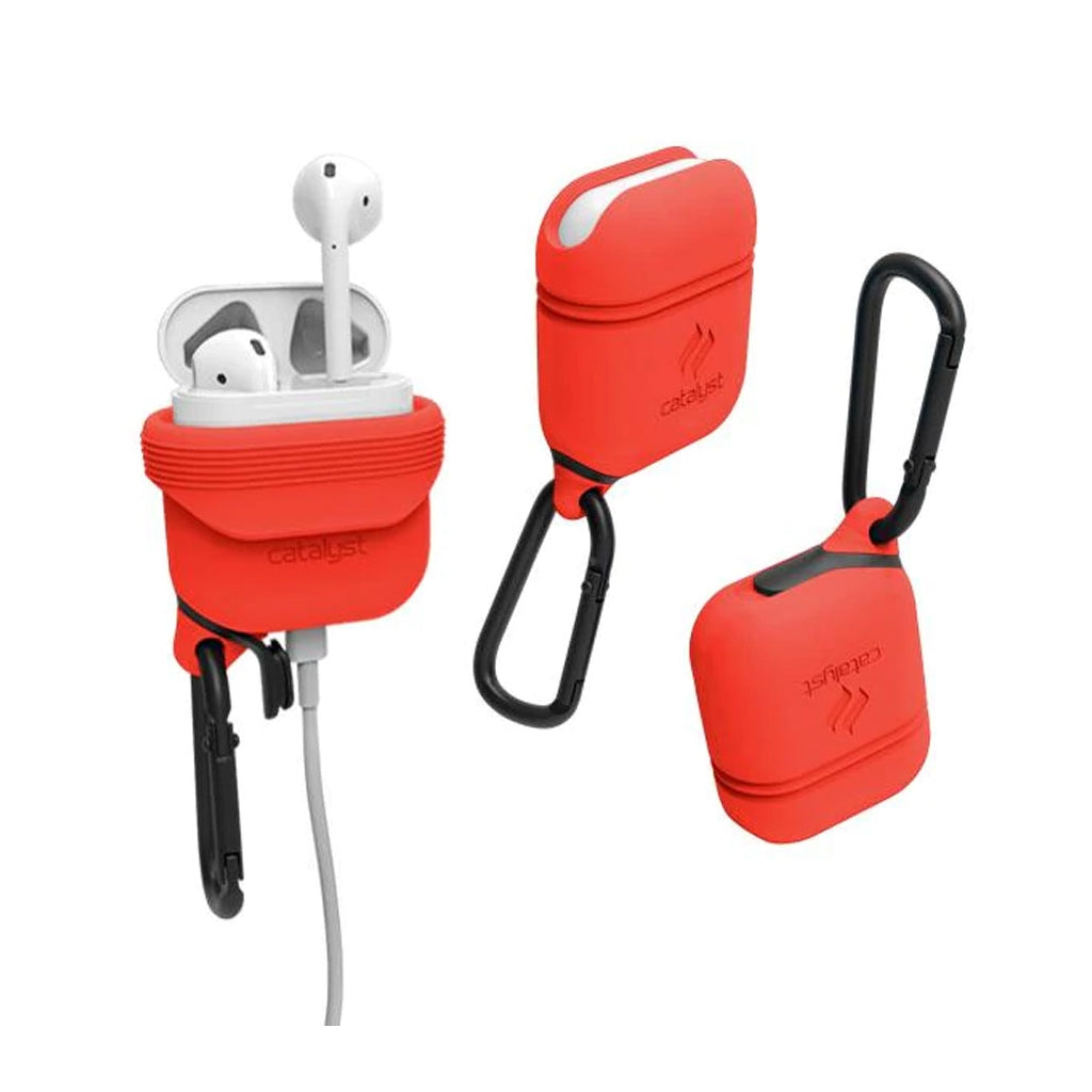 Catalyseur, Catalyst Waterproof Rugged Protective Case For AirPods 1st & 2nd Gen - Sunset Orange