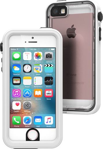 Catalyseur, Catalyst Waterproof & Rugged Tough Case iPhone 5 / 5S / SE 2016 - Blanc