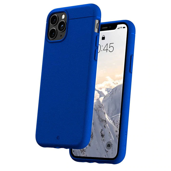 Caudabe, Caudabe Étui Minimaliste Ultra Plat pour iPhone 11 Pro - Bleu