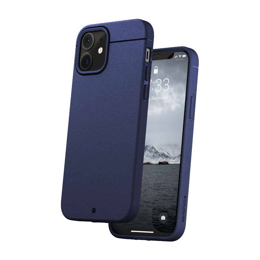 Caudabe, Caudabe Étui Protecteur Mince pour iPhone 12 / 12 Pro - NAVY