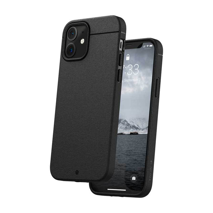 Caudabe, Caudabe Étui Protecteur Mince pour iPhone 12 / 12 Pro - NOIR