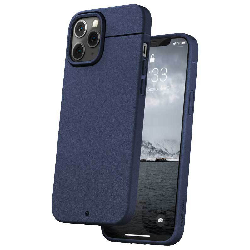 Caudabe, Caudabe Étui Protecteur Mince pour iPhone 12 Pro Max - NAVY