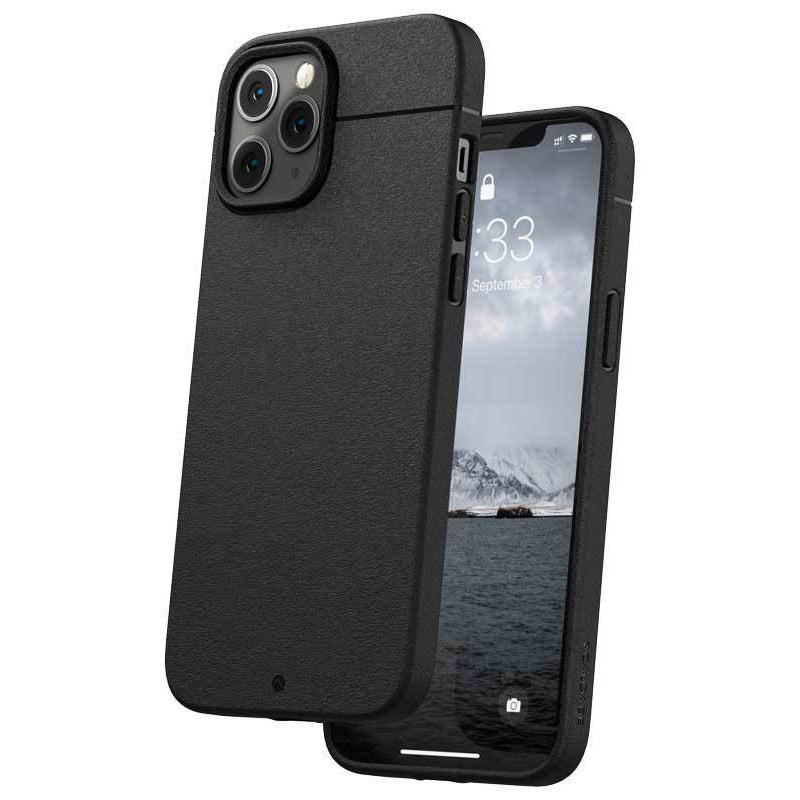 Caudabe, Caudabe Étui Protecteur Mince pour iPhone 12 Pro Max - NOIR