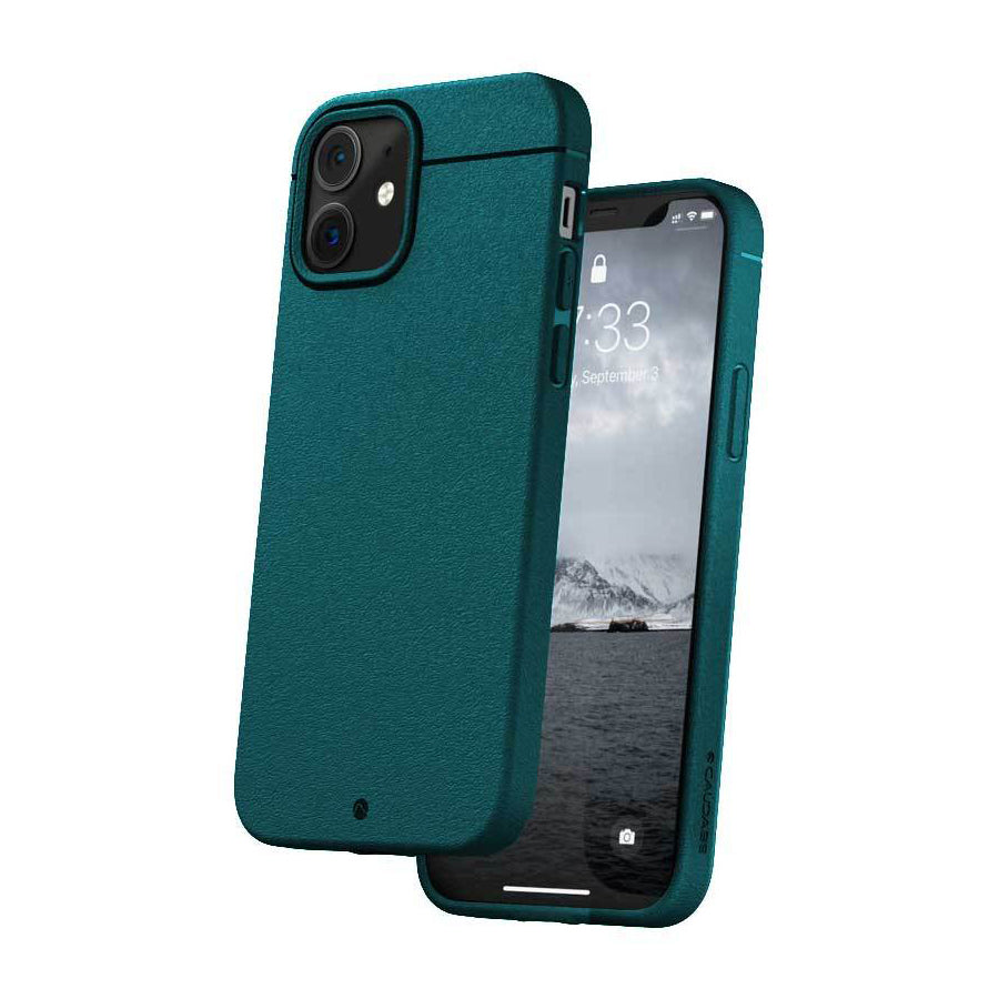 Caudabe, Caudabe Étui Protecteur Mince pour iPhone 12 mini - VERT MER