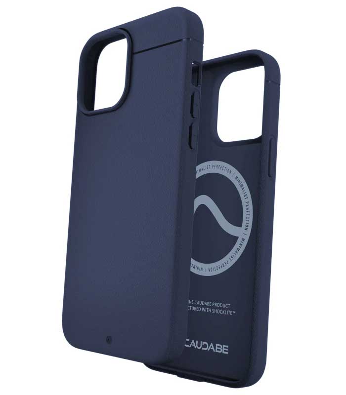 Caudabe, Caudabe Étui protecteur mince avec MagSafe iPhone 13 Pro Max 6.7 - Marine