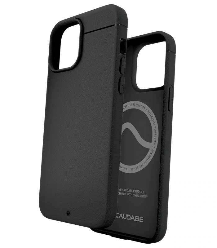 Caudabe, Caudabe Étui protecteur mince avec MagSafe iPhone 13 Standard 6.1 - Noir