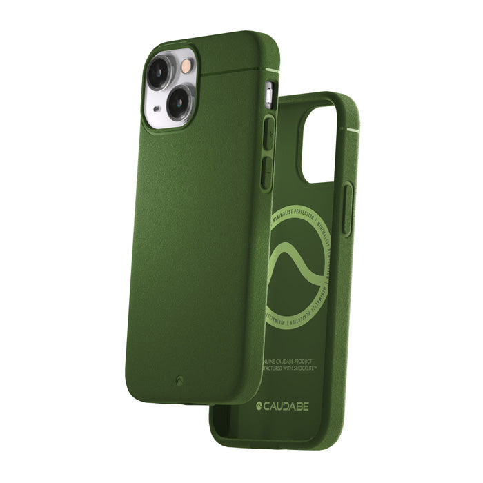 Caudabe, Caudabe Étui protecteur mince avec MagSafe iPhone 13 Standard 6.1 - Vert Camo