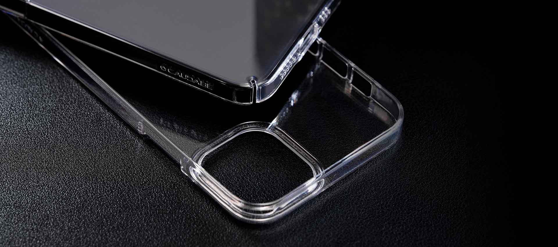 Caudabe, Caudabe Lucid Clear Minimalist Case For iPhone iPhone 12 mini - CRYSTAL