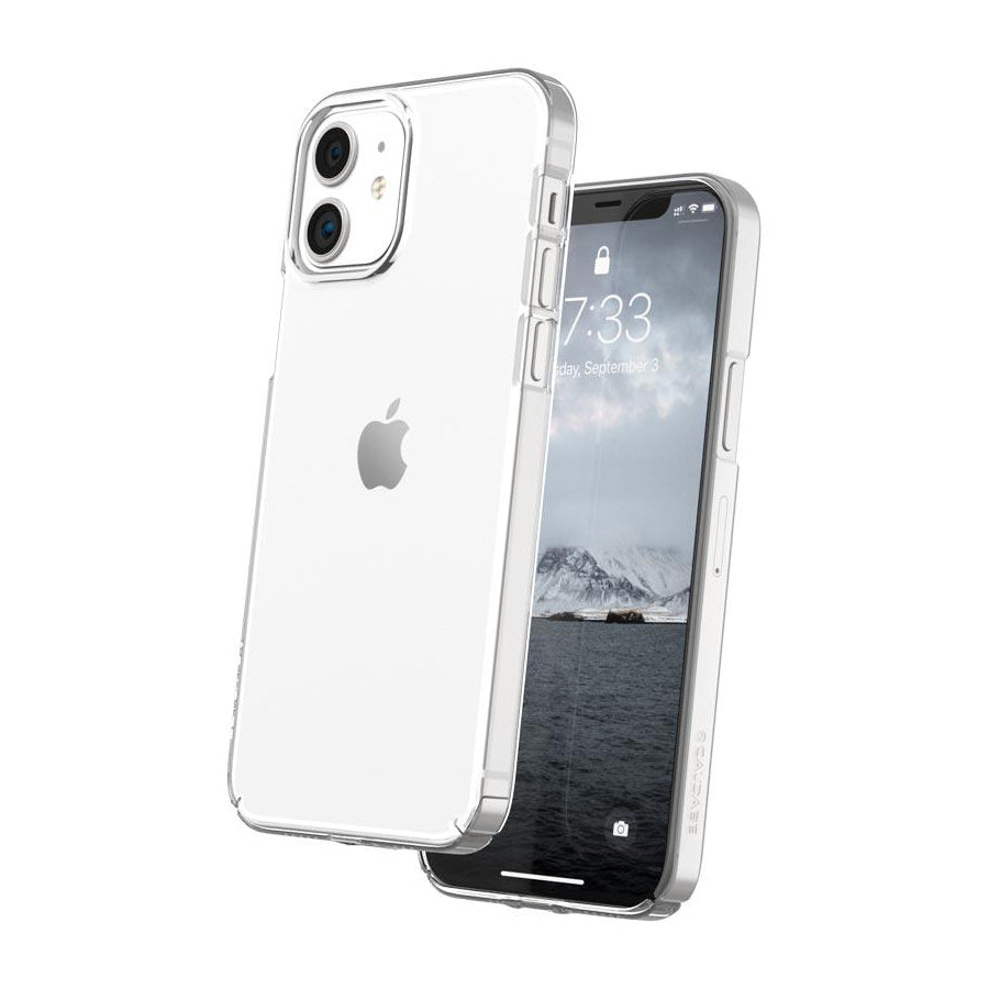 Caudabe, Caudabe Lucid Clear Minimalist Case For iPhone iPhone 12 mini - CRYSTAL