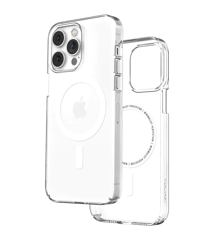 Caudabe, Caudabe Lucid Ultra Slim & MagSafe Case iPhone 14 Pro Max 6.7 Crystal / White