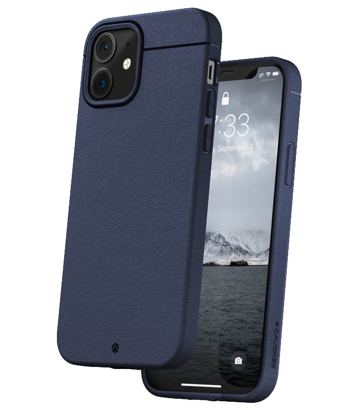 Caudabe, Caudabe Sheath Slim Protective Case pour iPhone 12 mini - Navy