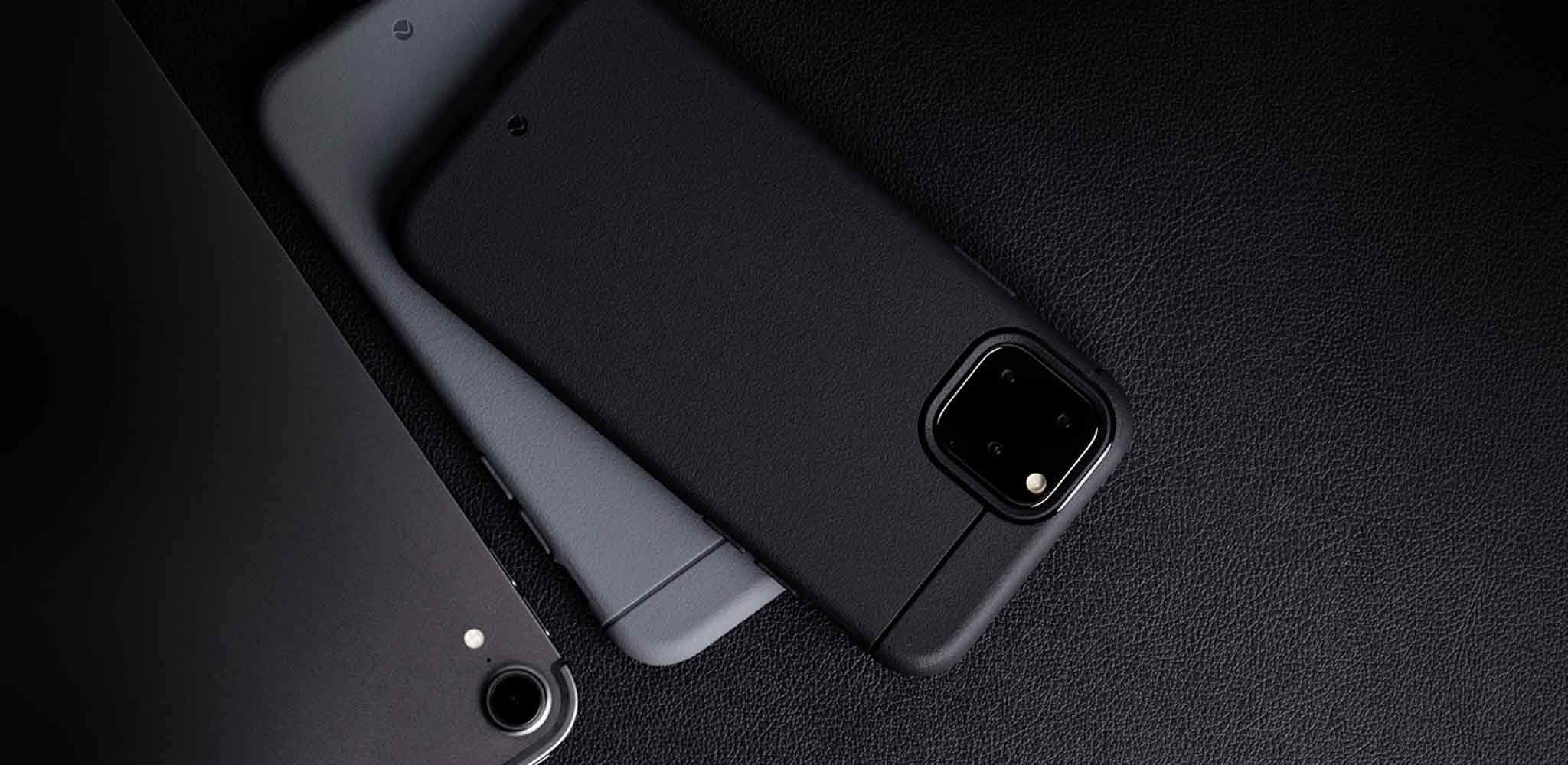 Caudabe, Caudabe Sheath Ultra Slim Minimalist Shock Absorbing Case For iPhone 11 - NOIR