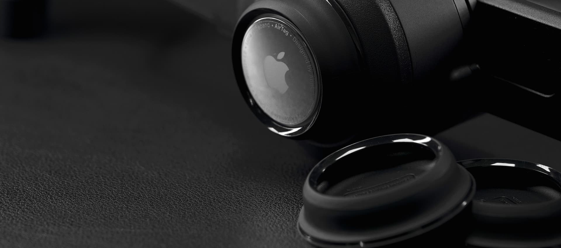 Caudabe, Caudabe TagStick pour Apple AirTag - Noir