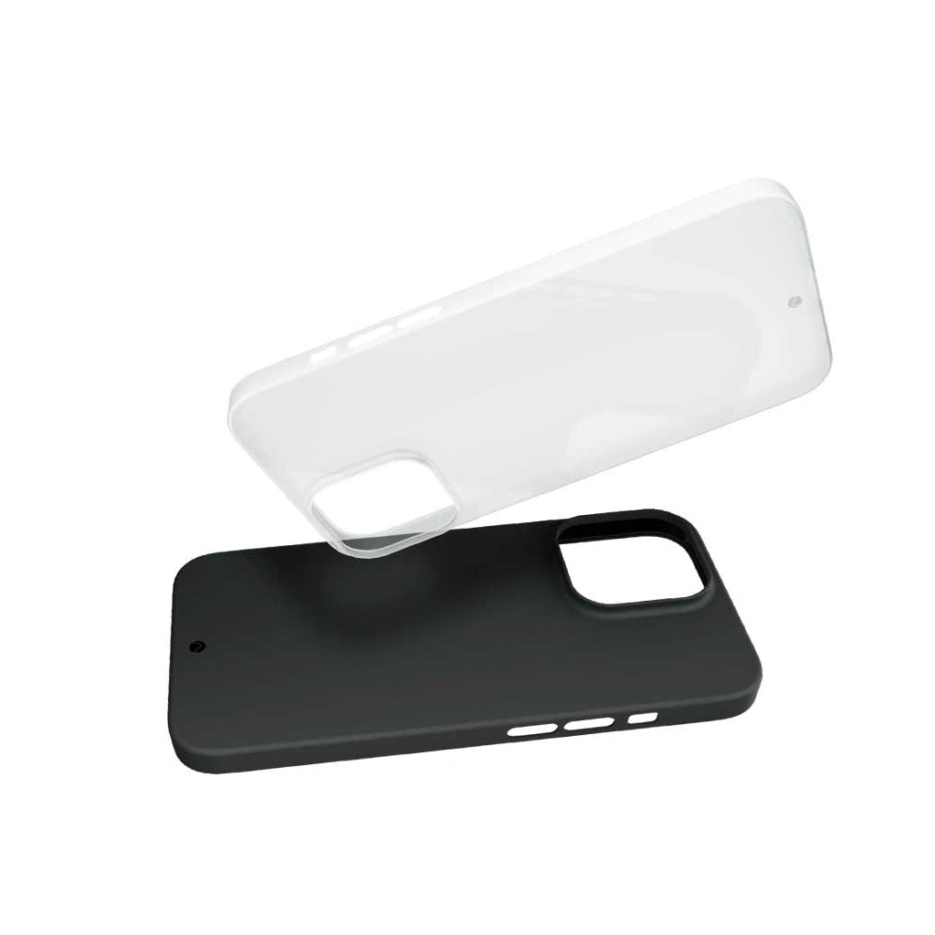 Caudabe, Caudabe The Veil Coque ultra fine pour iPhone 13 Mini 5.4 - FROST