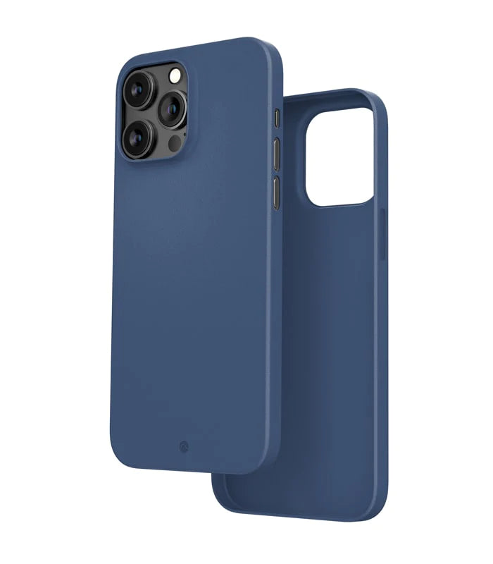 Caudabe, Caudabe The Veil Coque ultra fine pour iPhone 14 Pro Max 6.7 - STEEL BLUE