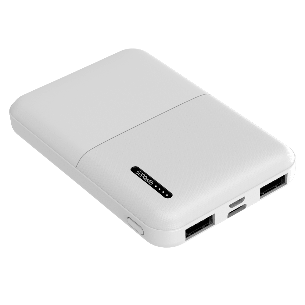 Cellhelmet, Cellhelmet Banque d'alimentation à double port 5 000 mAh Blanc