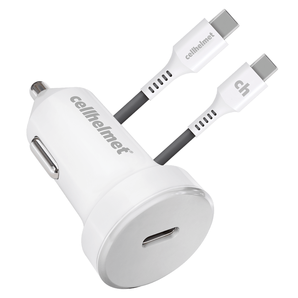 Cellhelmet, Chargeur de voiture 25W PD avec câble USB C vers USB C