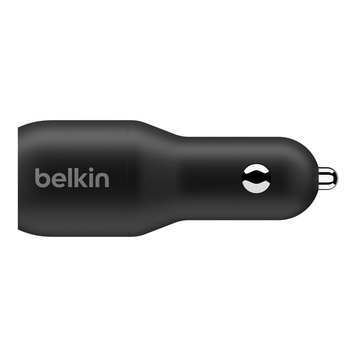 Belkin, Chargeur de voiture BoostCharge Dual USB-C 36W - Noir