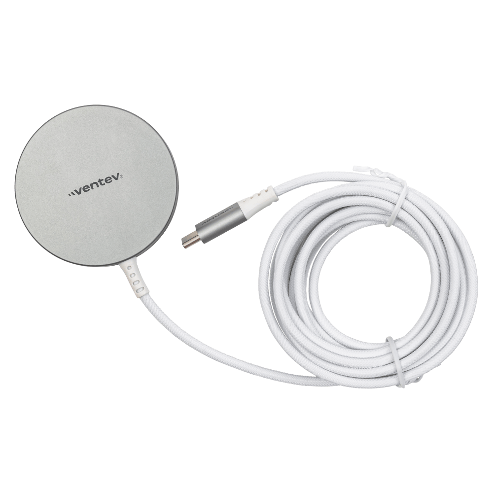 Ventev, Chargeur magnétique sans fil Ventev 10ft Alloy 15W Silver