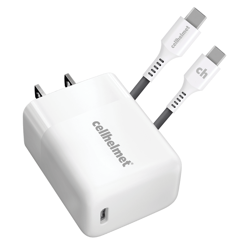 Cellhelmet, Chargeur mural 25W PD avec câble USB C vers USB C